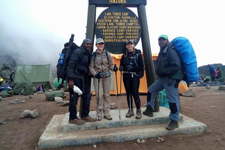 6 Days Lemosho route Climbing Mt. Kilimanjaro