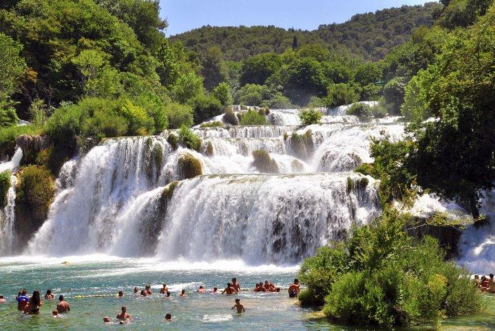 Krka Waterfalls and Trogir Tour from Omiš