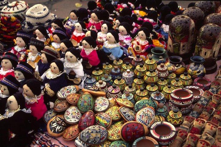Otavalo Marketplace and Cotacachi Town from Quito