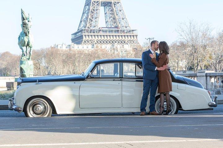 Paris Picturesque Romanic Luxury Vintage Rolls Royce Tour