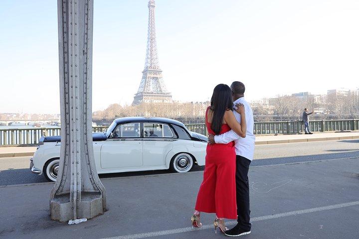 Paris Picturesque Romanic Luxury Vintage Rolls Royce Tour