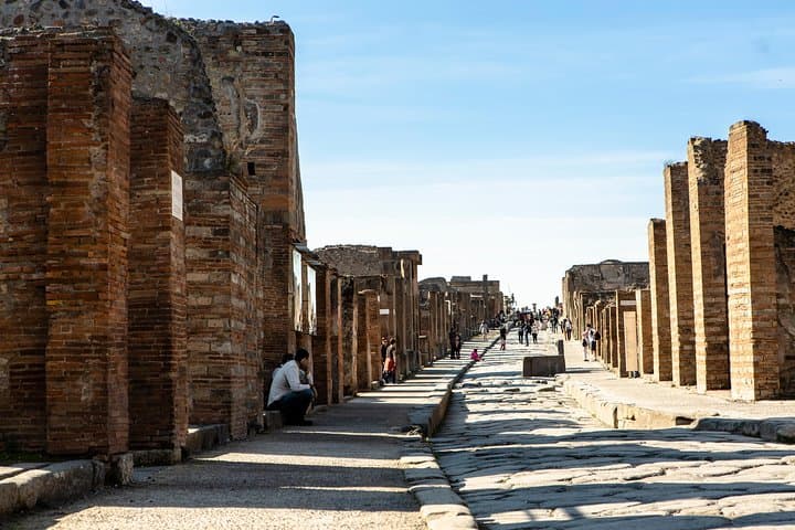 Pompeii & Mt.Vesuvius Day Tour from Naples with Pizza Lunch