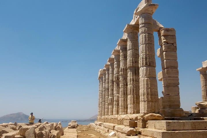 Athens to Cape Sounion Private Tour with Poseidon Temple