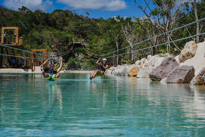 Punta Cana Scape Park and Blue Hole Full Day Admission Ticket