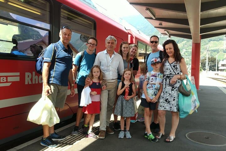 PRIVATE Bernina train, Sankt Moritz & Wines Guided tour from Lake Como or Milan