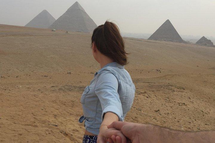 Layover Tour To Pyramids of Giza with Camel Ride and Lunch