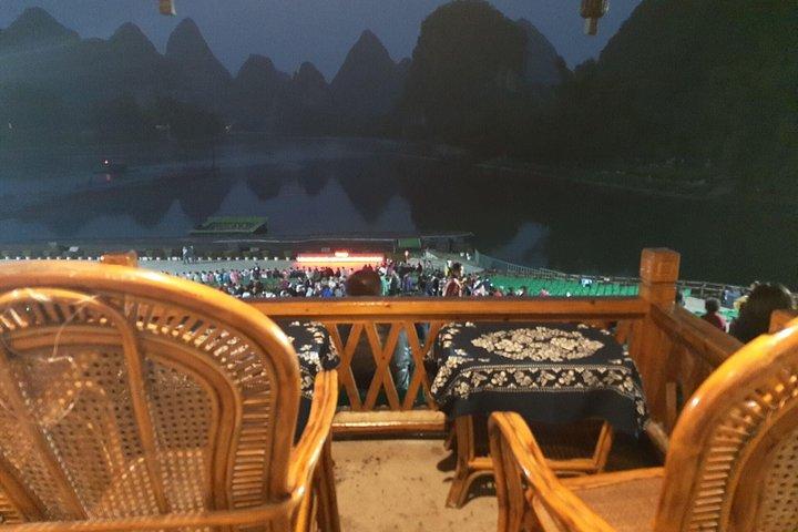 Liusanjie Light Show with English speaking private driver from GUILIN hotel