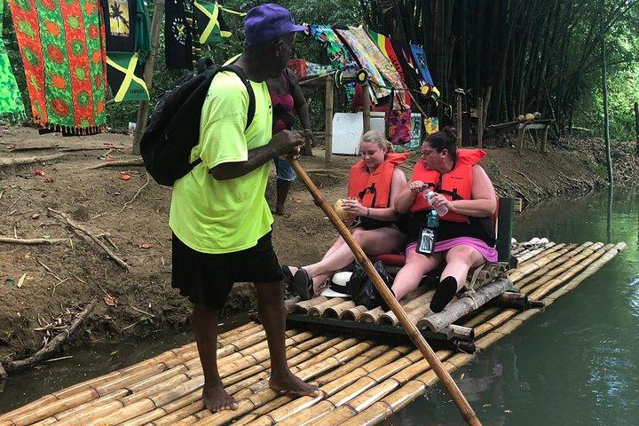 Jamaica Martha Brae Bamboo Rafting with Bus Transportation