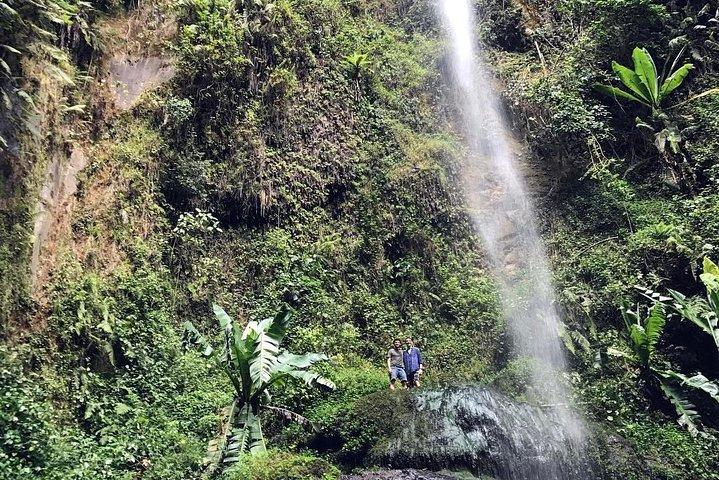 Meru waterfalls, forest walking & canoeing at lake duluti