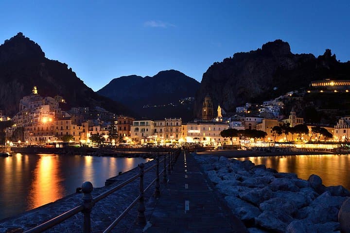 Sunset & Night Tour of Amalfi Coast from Naples (8 hours)