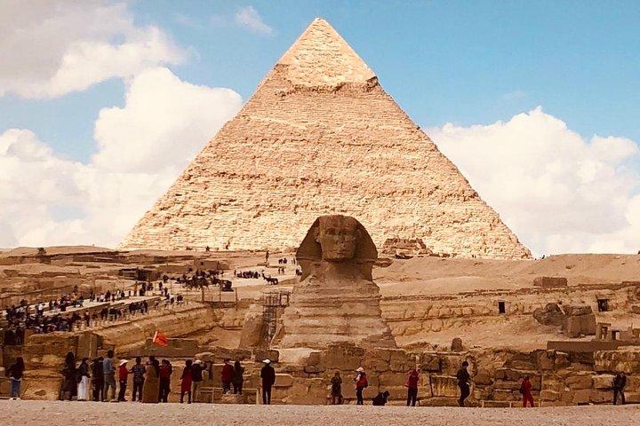 Tour to Giza pyramids, Sphinx & Saqqara step pyramid with private guide