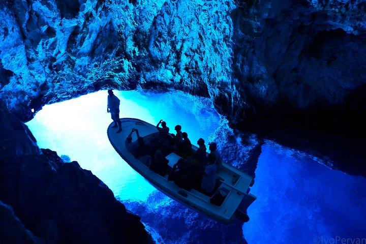 Blue and Green Cave Speedboat Excursion from Hvar Town
