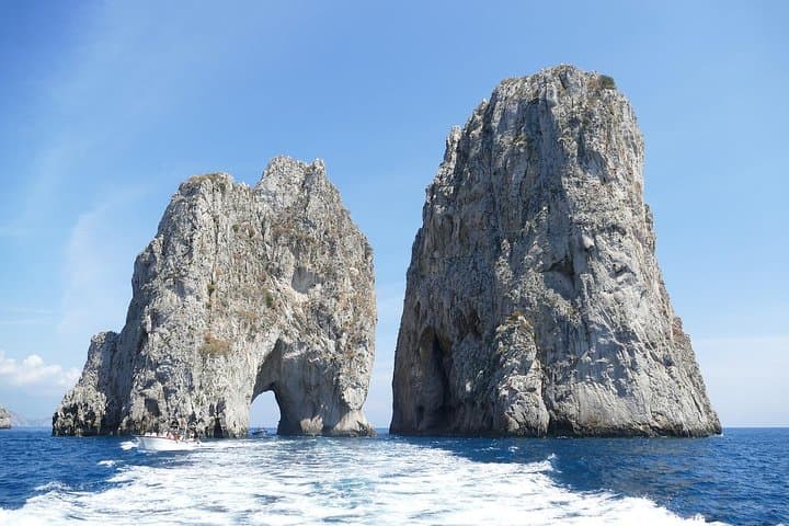 Day Trip to Capri, Blue Grotto, Sorrento & Pompeii Entry Tickets