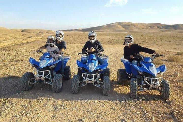 Quad Biking In The Rocky Desert of Agafay