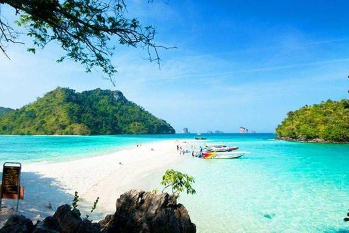 KRABI: 4 Island Snorkeling & Relax by Long Trail Boat with Lunch