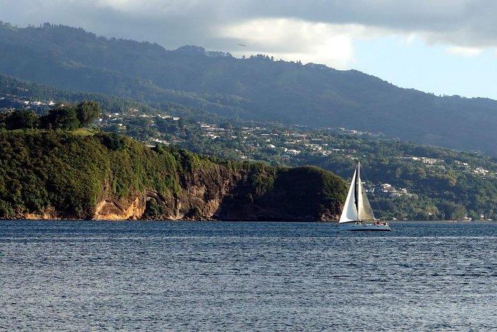Private Tahiti Circle Island - Waterfalls, Black Sand & Views