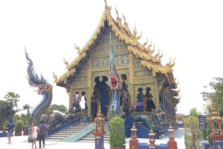 Chiang Mai-Chiang Rai: White Temple-Black Museum-Blue Temple