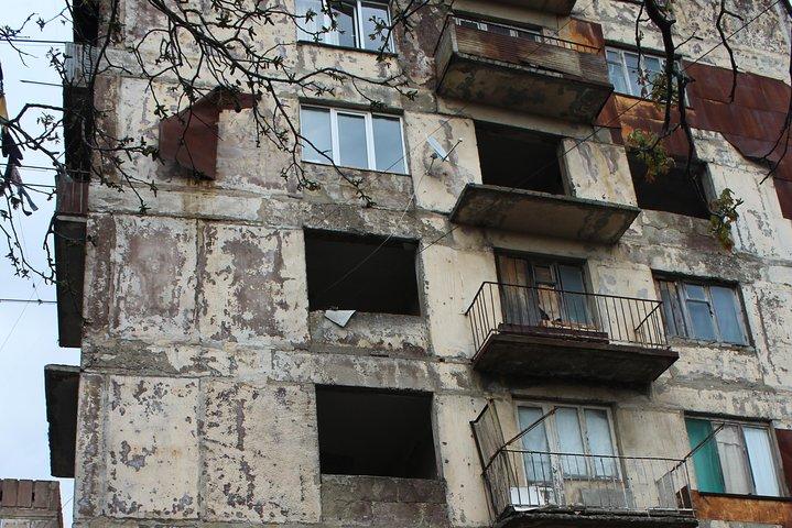 Chiatura. Soviet Past in the present. + Katskhi pillar