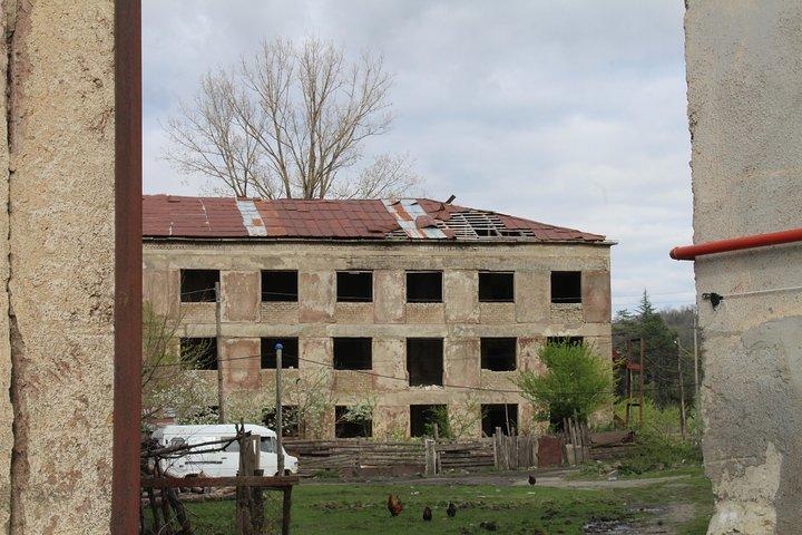 Chiatura. Soviet Past in the present. + Katskhi pillar