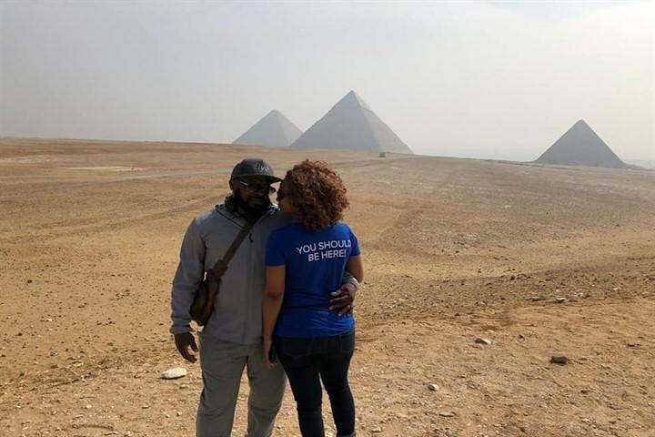 Great Pyramids in Giza, Cairo Egypt sightseeing