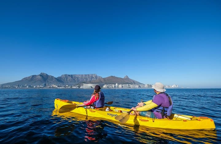 Kayak in Table Bay