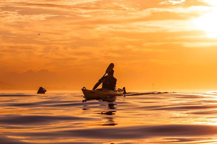 Kayak in Table Bay