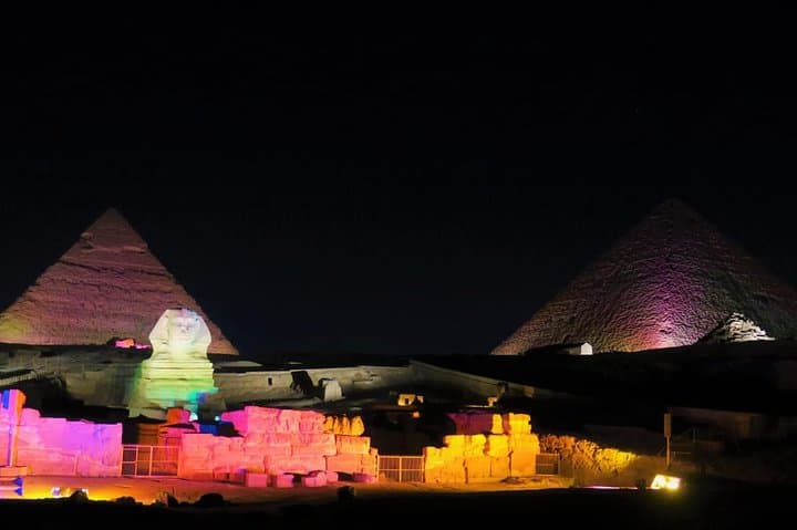 Pyramids Sound and Light Show with Private transfer