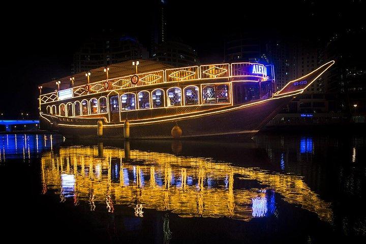Dubai New Year's Eve Celebration: Deluxe Creek Dinner Cruise
