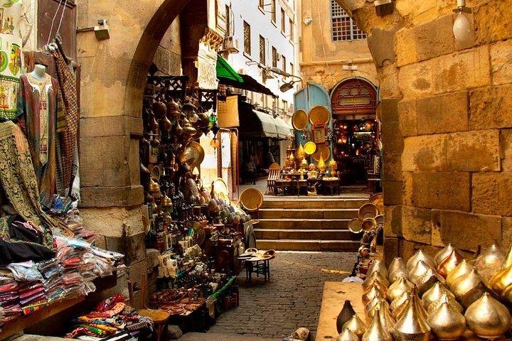 Pyramids of Giza Egyptian Museum Sphinx and Khan El Khalili Bazaar