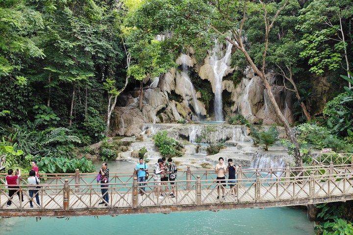 Full Day Trek to Kuang Si Waterfalls, Remote Village
