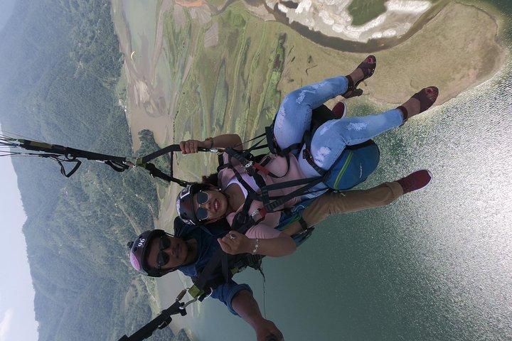 Paragliding in Pokhara Nepal with Photo and Video