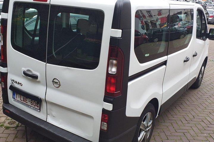 Standard Minivan from Brussels airport to city of Antwerp