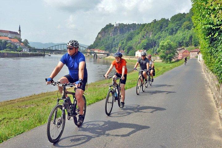 Bohemian Switzerland Boat-N-Bike Private day trip from Prague