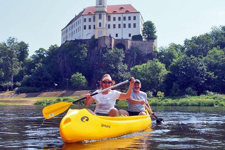 Bohemian Switzerland Boat-N-Bike Private day trip from Prague