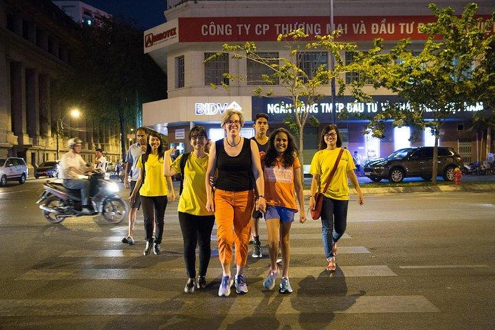 Saigon Food Tour on Scooter at Night