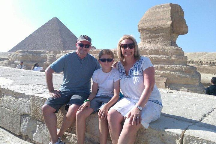 Full Day Private Tour Giza Pyramids Sphinx, Camel Ride, Egyptian Museum & Bazaar