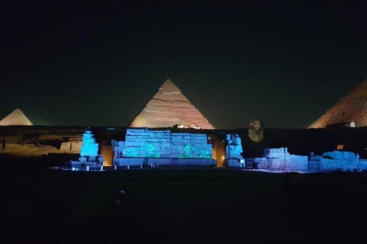 Cairo: Giza Pyramids Sound and Light Show with Transfers