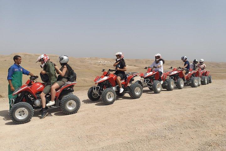 Quad Biking In The Rocky Desert of Agafay