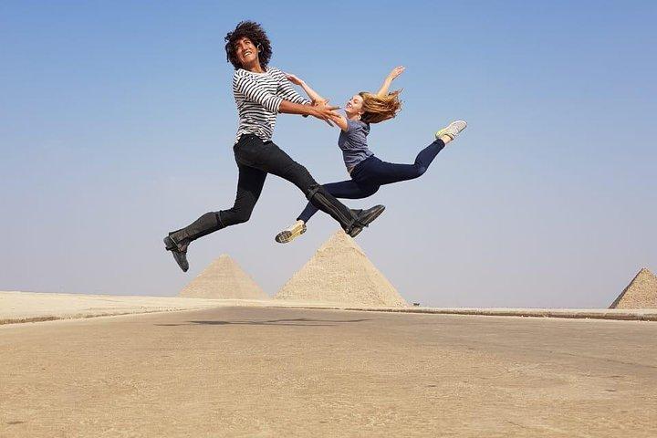 A private ATV Around Pyramids at sunset,Sound and Light Show&with dinner