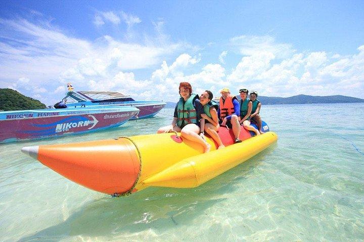 Raya & Coral Islands + Parasailing Tour by Speed Boat with Lunch