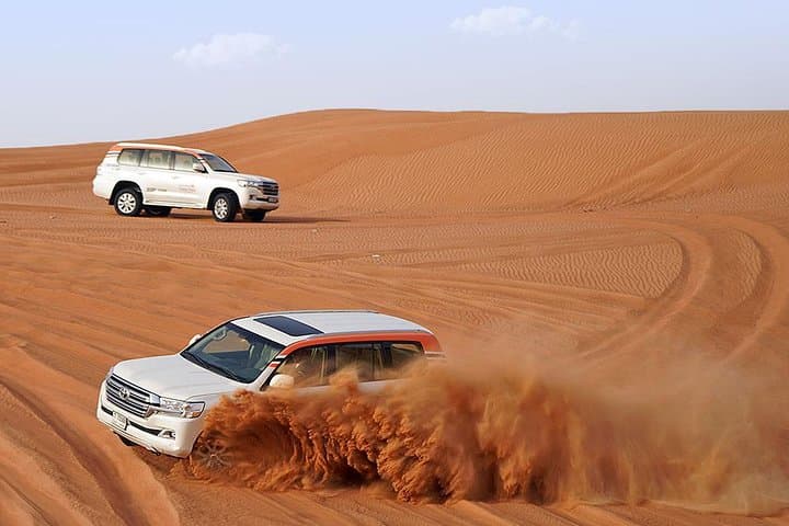 Desert Safari in 4X4 through Lahbab Desert with BBQ Dinner