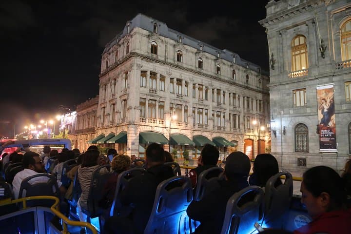 Night Tour of Mexico City Panoramic Ride on a Double-Decker Bus