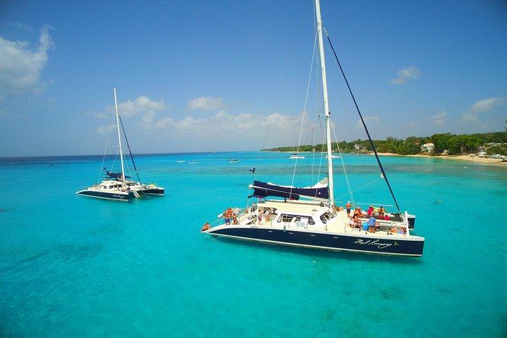 Sunset Catamaran and Snorkeling Cruise At Carlisle Bay