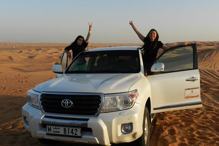 Morning Red Dunes Desert Safari With Camel Ride And Sand Boarding