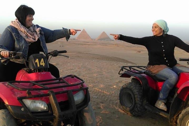 Quad Bike Trip At Desert of Giza Pyramids