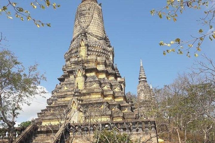 Private Tour to Udong Hill & Sunset Cruise on Mekong River