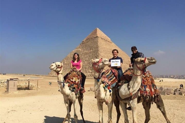Giza Pyramids with Camel Ride and Old Egyptian museum