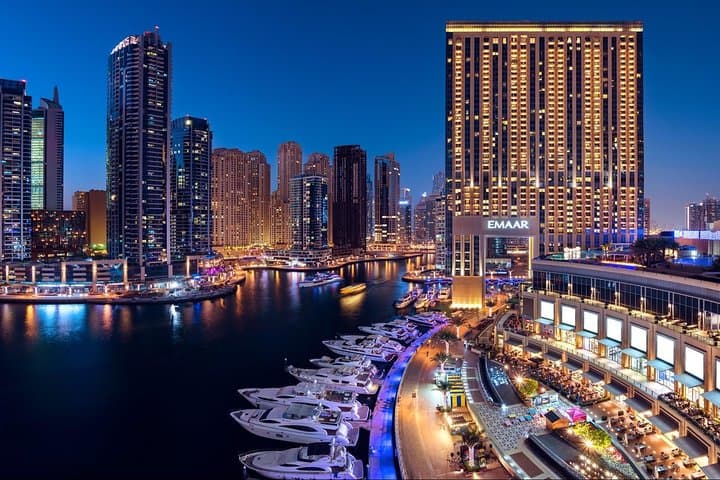 Dubai Marina Private Yacht Tour With Pickup & dropoff