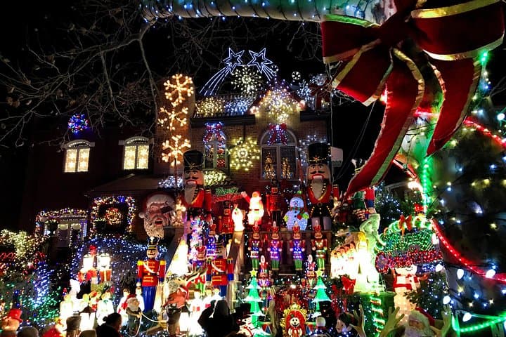 Dyker Heights Christmas Lights Express Bus from Times Square
