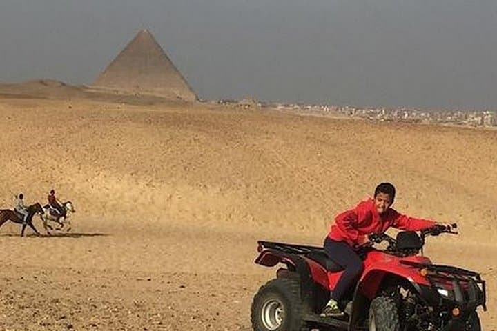 Best Adventure Tours Visit Giza Pyramids and ATV Quad Bike Ride in Desert